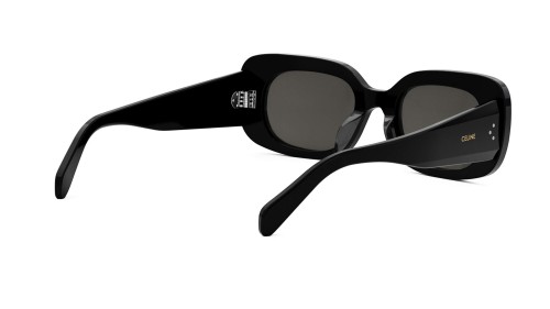 Celine CL40287U - 01A - 51 Lunettes de soleil Noir Angulaire