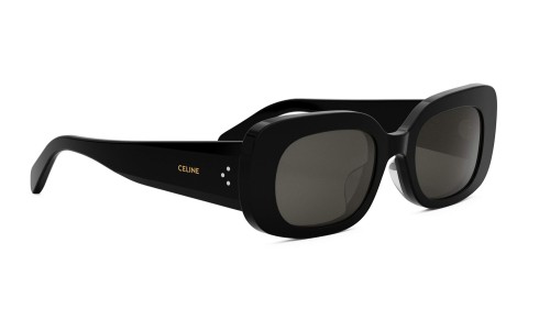 Celine CL40287U - 01A - 51 Lunettes de soleil Noir Angulaire