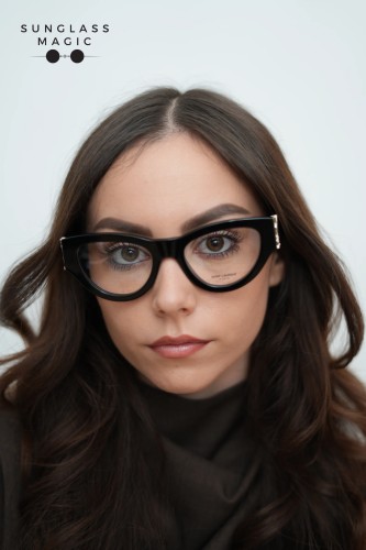 Saint Laurent SL M94 OPT - 001 - 53 Cadres optiques Noir Œil de chat