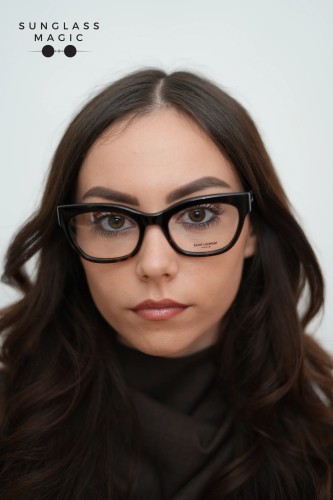 Saint Laurent SL643 - 002 - 52 Cadres optiques Havane Œil de chat