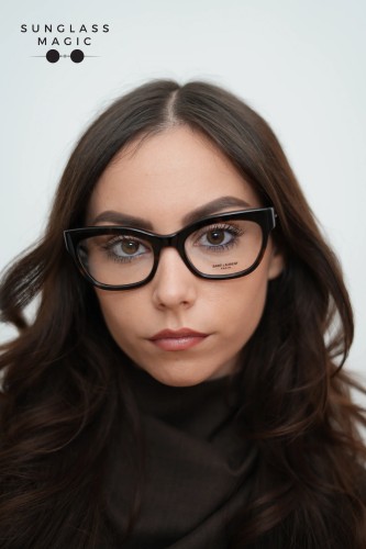 Saint Laurent SL643 - 006 - 54 Cadres optiques Havane Angulaire