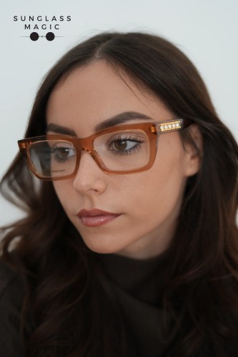 Givenchy GV50056I - 042 - 54 Cadres optiques Marron Angulaire