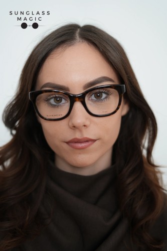 Givenchy GV0089 - 086 - 50 Cadres optiques Havane Angulaire