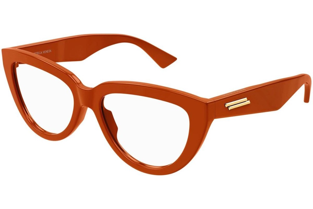 Bottega Veneta BV1259O - 004 - 54 Cadres optiques Orange Coussin arrondi