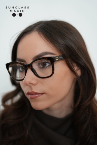 Givenchy GV0089 - 086 - 50 Cadres optiques Havane Angulaire