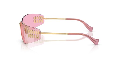 MIU MIU MU A51S - 5AK90Y - 75 Lunettes de soleil Or Rectangle