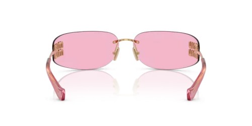 MIU MIU MU A51S - 5AK90Y - 75 Lunettes de soleil Or Rectangle
