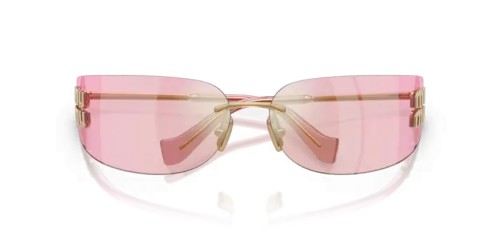 MIU MIU MU A51S - 5AK90Y - 75 Lunettes de soleil Or Rectangle
