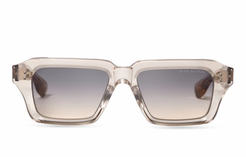 Dita DETRON DTS459-A - 03 - 52 Lunettes de soleil Cristal kaki - argent Angulaire