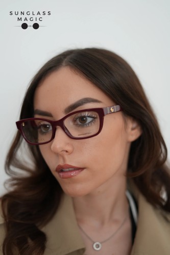 Gucci GG0635O - 003 - 51 Cadres optiques Rouge Angulaire