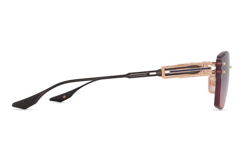 Dita HYPERLUX-2000 DTS197-A - 03 - 58 Lunettes de soleil Or rose - bleu - fer noir Forme géométrique