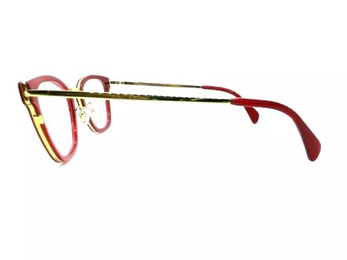 Celine CL50002U - 068 - 51 Cadres optiques Or, Rouge Coussin arrondi