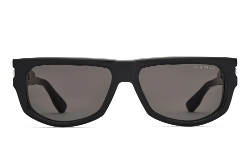 Dita PRIDM DTS753-A - 02 - 57 Lunettes de soleil Palladium noir - rouge Angulaire