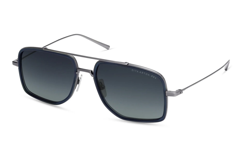 Dita ARTOA.88X DTS471-A - 04 - 57 Lunettes de soleil Argent vieilli - ciel nocturne Pilote (Aviateur)