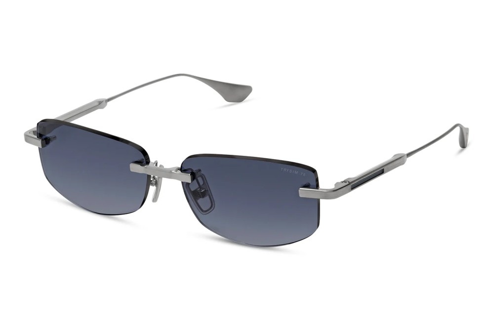 Dita TRYSIM.75 DTS182-A - 02 - 56 Lunettes de soleil Titane brut brossé Angulaire