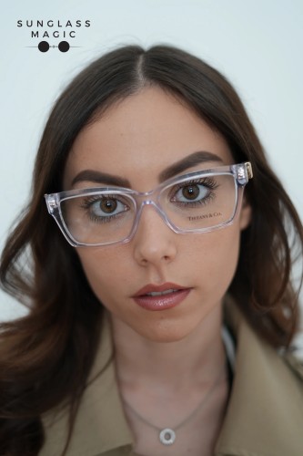 TIFFANY & CO. TF2267 - 8047 - 54 Cadres optiques Transparent Angulaire