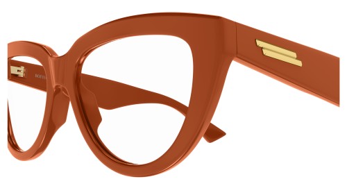 Bottega Veneta BV1259O - 004 - 54 Cadres optiques Orange Coussin arrondi