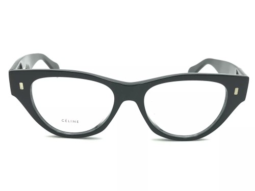 Celine CL50012I - 001 - 50 Cadres optiques Noir Œil de chat