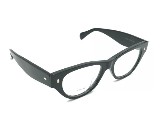 Celine CL50012I - 001 - 50 Cadres optiques Noir Œil de chat
