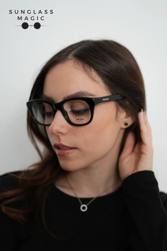 PRADA PR C13V - 16K1O1 - 54 Cadres optiques Noir Coussin