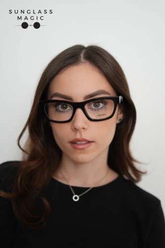 PRADA PR B01V - ​16K1O1 - ​54 Cadres optiques Noir Angulaire