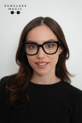 PRADA PR C06V - 16K1O1 - 52 Cadres optiques Noir Ovale
