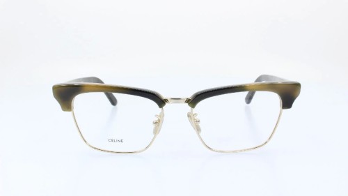 Celine CL50026U - 031 - 53 Cadres optiques Khaki havane Angulaire