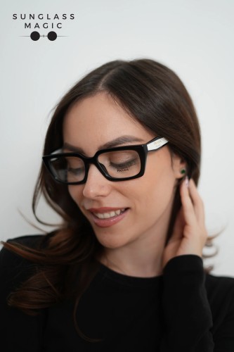 PRADA PR D05V - 20G1O1 - 53 Cadres optiques Noir Rectangle