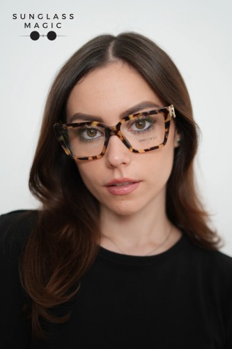 Jimmy Choo JC3017U - 5004 - 54 Cadres optiques Havane Angulaire
