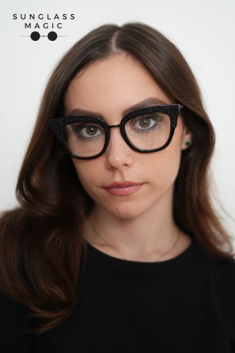 Jimmy Choo JC237 - 807 - 49 Cadres optiques Noir Œil de chat