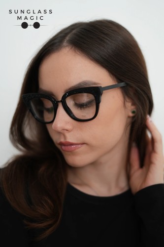 Jimmy Choo JC237 - 807 - 49 Cadres optiques Noir Œil de chat