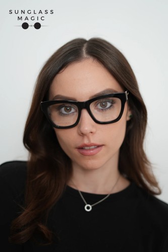 Jimmy Choo JC351 - 807 - 53 Cadres optiques Noir Angulaire