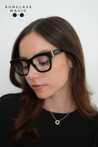 Jimmy Choo JC351 - 807 - 53 Cadres optiques Noir Angulaire