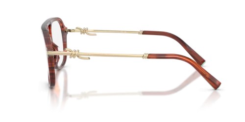TIFFANY & CO. TF2283 - 8440 - 54 Cadres optiques Rubis, Havane rayé Pilote (Aviateur)