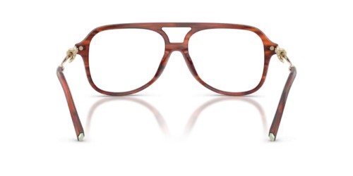 TIFFANY & CO. TF2283 - 8440 - 54 Cadres optiques Rubis, Havane rayé Pilote (Aviateur)