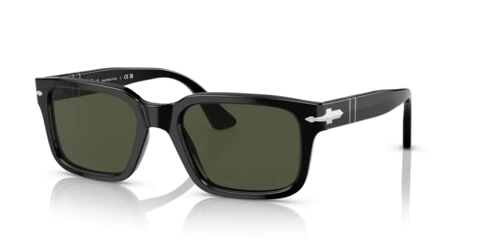 Persol PO3272S - 95/31 - 55 Lunettes de soleil Noir Rectangle