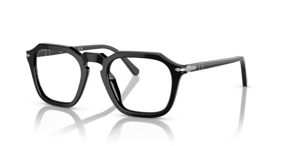 Persol PO3292V - 95 - 50 Cadres optiques Noir Angulaire