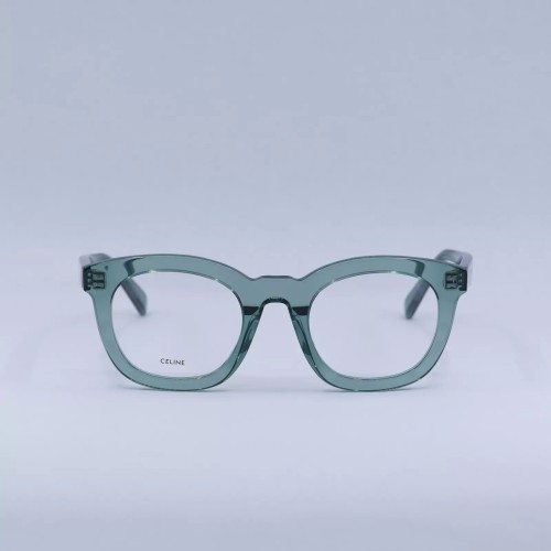Celine CL5004IN - 093 - 48 Cadres optiques Bleu, Transparent Angulaire