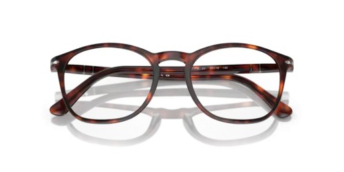 Persol PO3007VM - 24 - 52 Cadres optiques Havane Angulaire