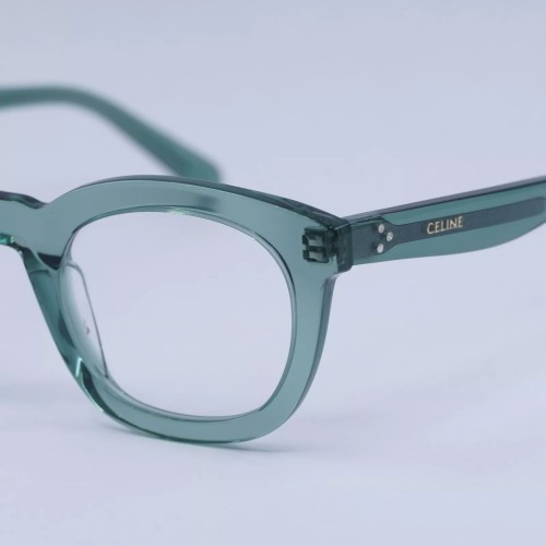 Celine CL5004IN - 093 - 48 Cadres optiques Bleu, Transparent Angulaire
