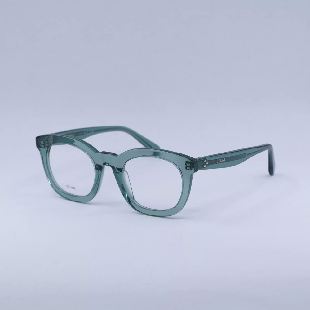 Celine CL5004IN - 093 - 48 Cadres optiques Bleu, Transparent Angulaire