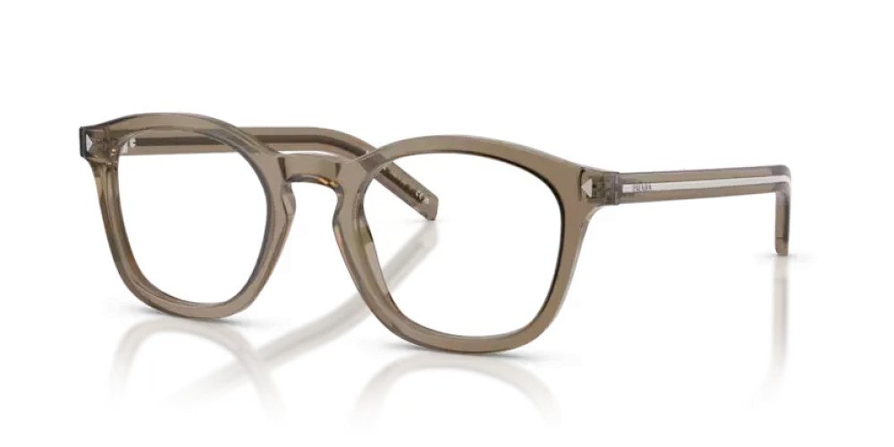 PRADA PR C04V - 18T1O1 - 51 Cadres optiques Terre transparent Coussin