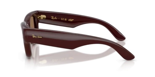 Ray-Ban RB4940 - 687773 - 50 Lunettes de soleil Marron foncé Angulaire