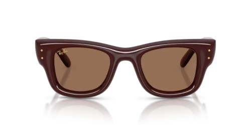 Ray-Ban RB4940 - 687773 - 50 Lunettes de soleil Marron foncé Angulaire