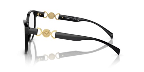 VERSACE VE3334 - GB1 - 53 Cadres optiques Noir Œil de chat