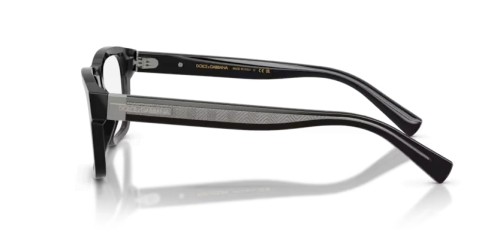 DOLCE & GABBANA DG3446 - 501 - 53 Cadres optiques Noir Rectangle