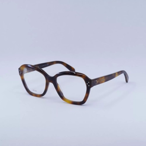 Celine CL50100I - 053 - 54 Cadres optiques Havane Angulaire