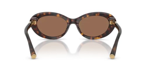 DOLCE & GABBANA DG4519 - 502/73 - 54 Lunettes de soleil Havane Ovale