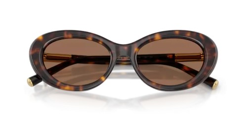 DOLCE & GABBANA DG4519 - 502/73 - 54 Lunettes de soleil Havane Ovale
