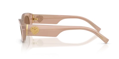 DOLCE & GABBANA DG4537 - 304273 - 53 Lunettes de soleil Marron opalin Ovale